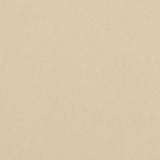 Cuscini per Sedia Schienale Basso 6 pz Beige in Tessuto Oxford
