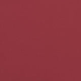 Cuscini per Sedia Schienale Basso 6pz Rosso Vino Tessuto Oxford