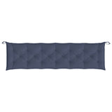 Cuscini per Panca 2 pz Blu Marino 200x50x7 cm in Tessuto Oxford