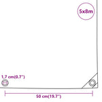 Telone Verde 5x8 m 650 g/m