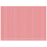 Tessuto di Ricambio per Tenda da Sole Rosso e Bianco 5x3,5 m Poliestere
