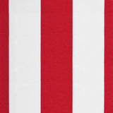 Tessuto Ricambio per Mantovana da Tenda Righe Rosse Bianche 4 m