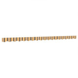 Tessuto Ricambio per Mantovana Tenda Righe Giallo Grigio 4,5 m