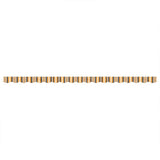 Tessuto Ricambio per Mantovana Tenda Righe Giallo Grigio 4,5 m