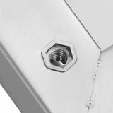 Mensole a Muro 2 pz 100x40 cm Argento in Acciaio Inossidabile