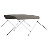 Bimini di Prua con Tendalino 2 Archi Grigio 180x130x110 cm