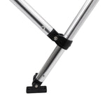 Bimini di Prua con Tendalino 3 Archi Nero 183x160x137 cm