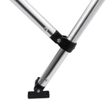 Bimini di Prua con Tendalino 3 Archi Nero 183x160x137 cm