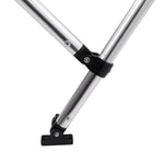 Bimini di Prua con Tendalino 4 Archi Nero 243x180x137 cm