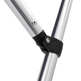 Bimini di Prua con Tendalino 4 Archi Nero 243x196x137 cm