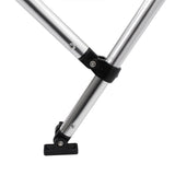 Bimini di Prua con Tendalino 4 Archi Nero 243x196x137 cm
