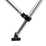 Bimini di Prua con Tendalino 4 Archi Nero 243x244x137 cm