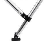 Bimini di Prua con Tendalino 4 Archi Nero 243x244x137 cm