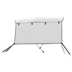 Bimini di Prua con Pareti Laterali 3 Archi 183x(137-152)x137cm