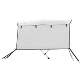 Bimini di Prua con Pareti Laterali 3 Archi 183x(137-152)x137cm