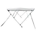 Bimini di Prua con Pareti Laterali 3 Archi 183x(137-152)x137cm