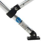 Bimini di Prua con Pareti Laterali 3 Archi 183x(137-152)x137cm