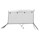 Bimini di Prua con Pareti Laterali 3 Archi 183x(170-182)x137cm