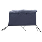 Bimini di Prua con Pareti Laterali 3 Archi 183x(137-152)x137cm