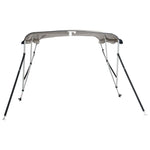 Bimini di Prua con Pareti Laterali 3 Archi 183x(137-152)x137cm