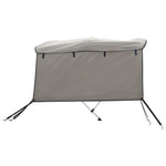 Bimini di Prua con Pareti Laterali 3 Archi 183x(137-152)x137cm
