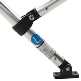 Bimini di Prua con Pareti Laterali 3 Archi 183x(154-167)x137cm