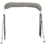 Bimini di Prua con Pareti Laterali 3 Archi 183x(185-198)x137cm