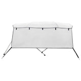 Bimini di Prua con Pareti Laterali 4 Archi 243x(170-182)x137cm