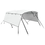 Bimini di Prua con Pareti Laterali 4 Archi 243x(185-198)x137cm