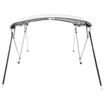 Bimini di Prua con Pareti Laterali 4 Archi 243x(185-198)x137cm