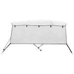 Bimini di Prua con Pareti Laterali 4 Archi 243x(185-198)x137cm