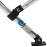 Bimini di Prua con Pareti Laterali 4 Archi 243x(185-198)x137cm