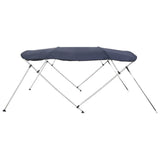 Bimini di Prua con Pareti Laterali 4 Archi 243x(185-198)x137cm