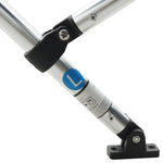 Bimini di Prua con Pareti Laterali 4 Archi 243x(185-198)x137cm