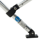 Bimini di Prua con Pareti Laterali 4 Archi 243x(185-198)x137cm