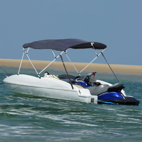 Bimini di Prua con Pareti Laterali 4 Archi 243x(185-198)x137cm