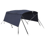 Bimini di Prua con Pareti Laterali 4 Archi 243x(230-244)x137cm