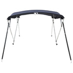 Bimini di Prua con Pareti Laterali 4 Archi 243x(230-244)x137cm