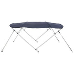 Bimini di Prua con Pareti Laterali 4 Archi 243x(230-244)x137cm