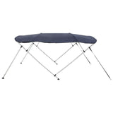 Bimini di Prua con Pareti Laterali 4 Archi 243x(230-244)x137cm