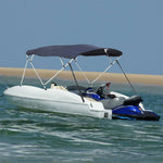 Bimini di Prua con Pareti Laterali 4 Archi 243x(230-244)x137cm