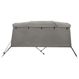 Bimini di Prua con Pareti Laterali 4 Archi 243x(170-182)x137cm