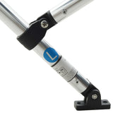 Bimini di Prua con Pareti Laterali 4 Archi 243x(170-182)x137cm
