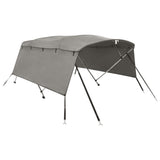 Bimini di Prua con Pareti Laterali 4 Archi 243x(185-198)x137cm