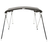 Bimini di Prua con Pareti Laterali 4 Archi 243x(185-198)x137cm