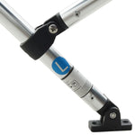 Bimini di Prua con Pareti Laterali 4 Archi 243x(185-198)x137cm