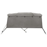 Bimini di Prua con Pareti Laterali 4 Archi 243x(230-244)x137cm
