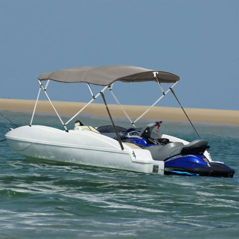 Bimini di Prua con Pareti Laterali 4 Archi 243x(230-244)x137cm