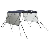 Bimini di Prua Pareti Laterali Rete 3 Archi 183x(170-182)x137cm