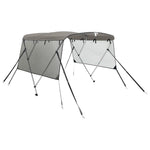 Bimini di Prua Pareti Laterali Rete 3 Archi 183x(137-152)x137cm